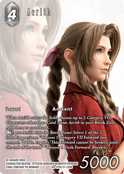 (175) Final Fantasy TCG Legacy Collection Single: Aerith (11-139) (V.2) Holo Common