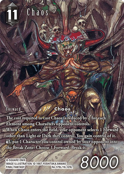 (179) Final Fantasy TCG Legacy Collection Single: Chaos (16-129) (V.2) Holo Legend
