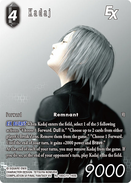 (180) Final Fantasy TCG Legacy Collection Single: Kadaj (11-140) (V.2) Holo Common