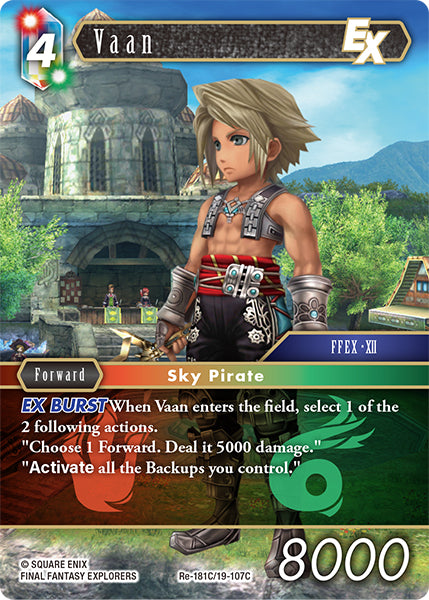 (181) Final Fantasy TCG Legacy Collection Single: Vaan (19-107) (V.1) Holo Common