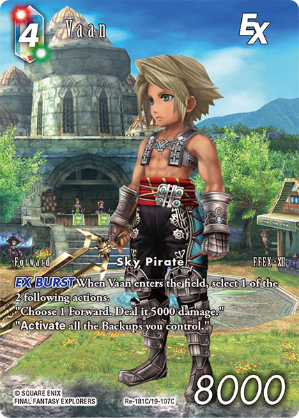 (181) Final Fantasy TCG Legacy Collection Single: Vaan (19-107) (V.2) Holo Common