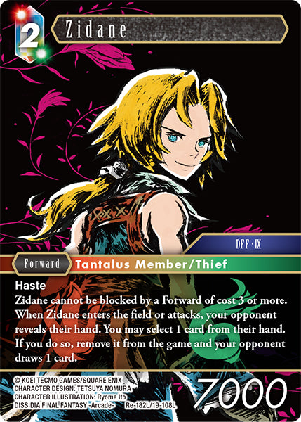 (182) Final Fantasy TCG Legacy Collection Single: Zidane (19-108) (V.1)  Legend