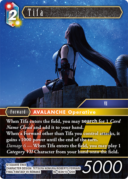 (183) Final Fantasy TCG Legacy Collection Single: Tifa (14-120) (V.1)  Hero