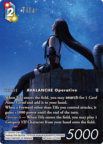 (183) Final Fantasy TCG Legacy Collection Single: Tifa (14-120) (V.2) Holo Hero