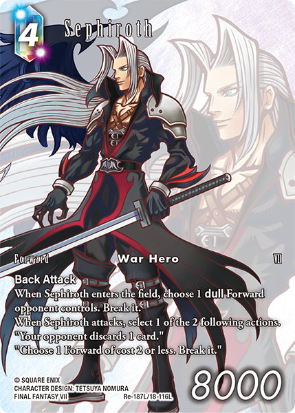 (187) Final Fantasy TCG Legacy Collection Single: Sephiroth (18-116) (V.2) Holo Legend