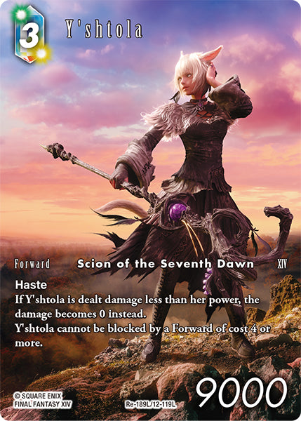 (189) Final Fantasy TCG Legacy Collection Single: Y'shtola (12-119) (V.2) Holo Legend