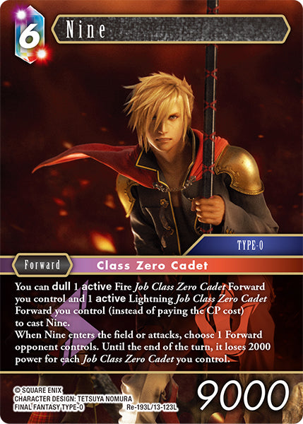 (193) Final Fantasy TCG Legacy Collection Single: Nine (13-123) (V.1) Holo Legend