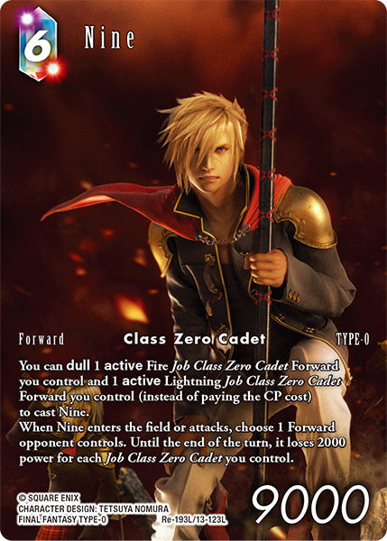 (193) Final Fantasy TCG Legacy Collection Single: Nine (13-123) (V.2) Holo Legend