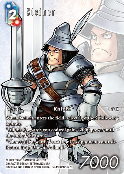(196) Final Fantasy TCG Legacy Collection Single: Steiner (12-127) (V.2) Holo Common