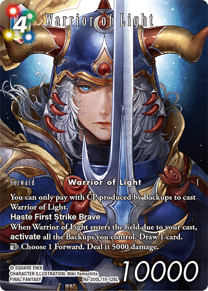 (200) Final Fantasy TCG Legacy Collection Single: Warrior of Light (19-128) (V.2) Holo Legend
