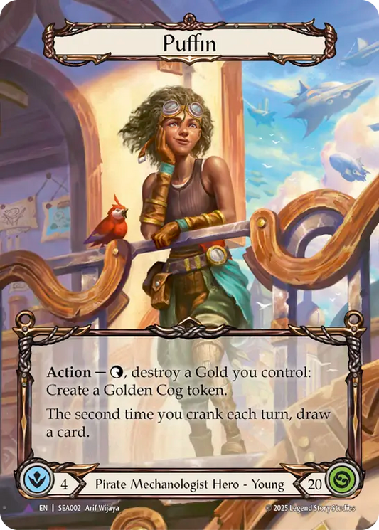 (002) Flesh & Blood TCG High Seas Single: Puffin (Marvel)  Marvel
