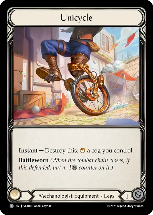 (010) Flesh & Blood TCG High Seas Single: Unicycle (Regular)  Common