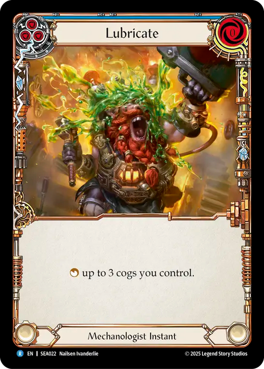 (022) Flesh & Blood TCG High Seas Single: Lubricate (Rainbow Foil)  Rare