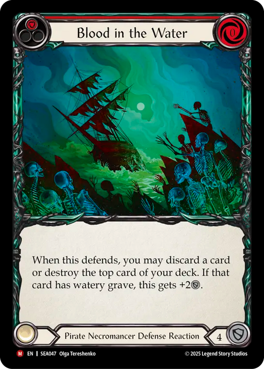 (047) Flesh & Blood TCG High Seas Single: Blood in the Water (Regular)  Majestic