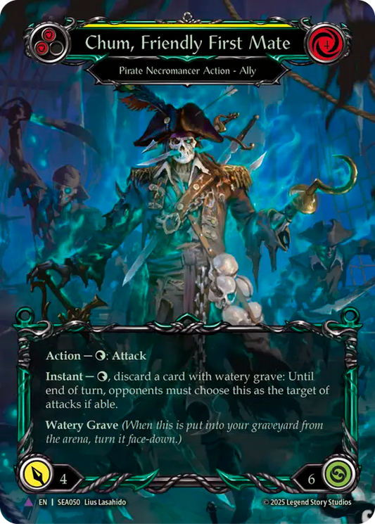 (050) Flesh & Blood TCG High Seas Single: Chum, Friendly First Mate (Marvel)  Marvel