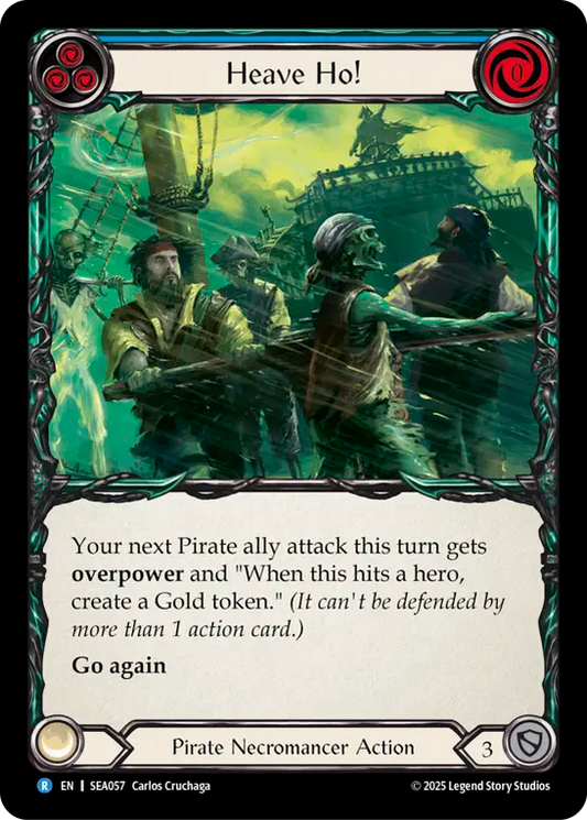 (057) Flesh & Blood TCG High Seas Single: Heave Ho! (Regular)  Rare