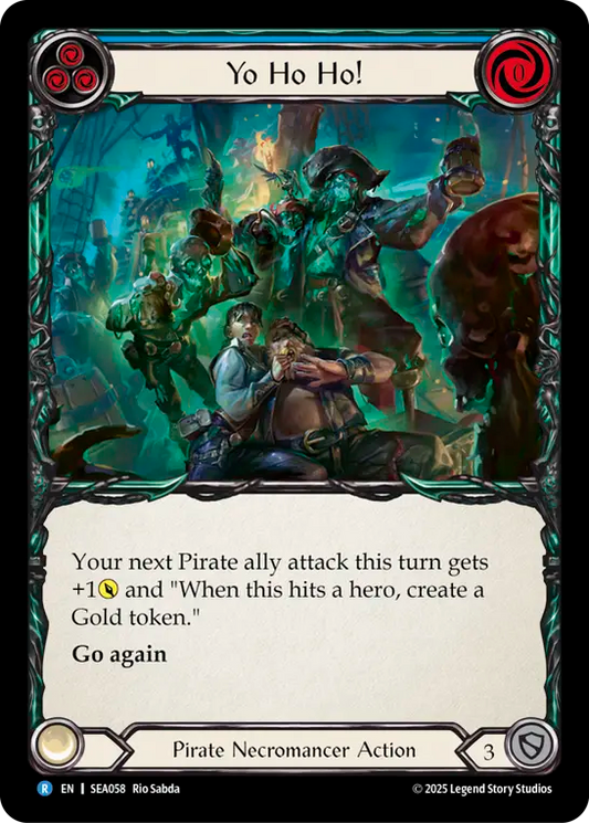 (058) Flesh & Blood TCG High Seas Single: Yo Ho Ho! (Regular)  Rare