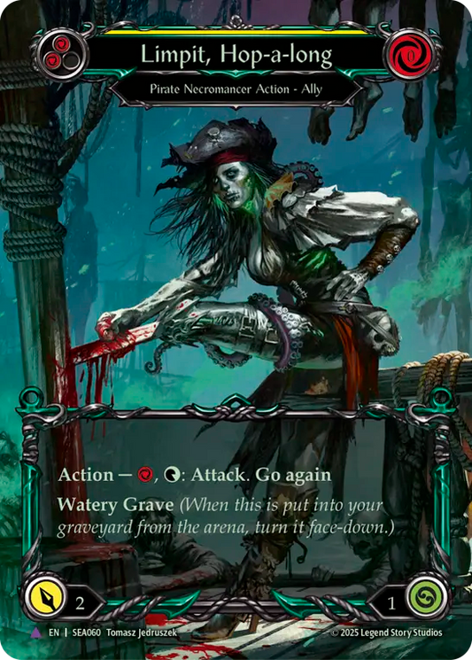 (060) Flesh & Blood TCG High Seas Single: Limpit, Hop-a-long (Marvel)  Marvel