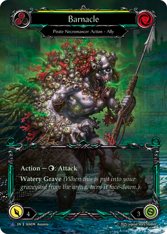 (074) Flesh & Blood TCG High Seas Single: Barnacle (Marvel)  Marvel