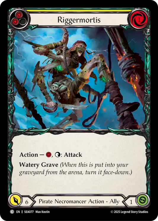 (077) Flesh & Blood TCG High Seas Single: Riggermortis (Regular)  Common