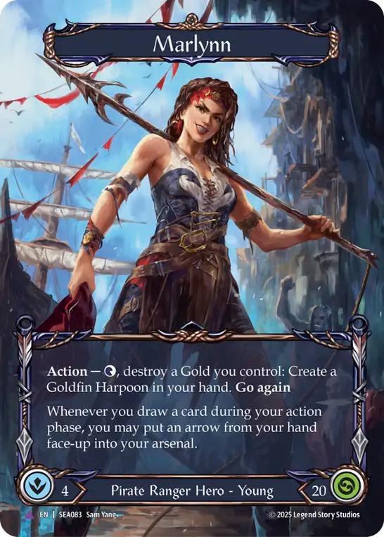 (083) Flesh & Blood TCG High Seas Single: Marlynn (Marvel)  Marvel