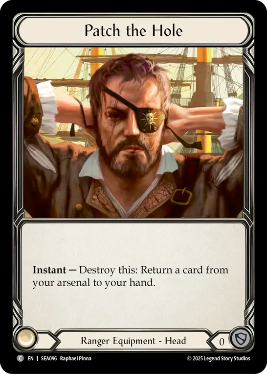 (096) Flesh & Blood TCG High Seas Single: Patch the Hole (Regular)  Common