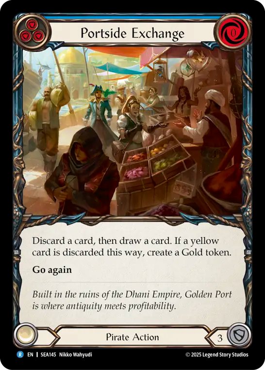 (145) Flesh & Blood TCG High Seas Single: Portside Exchange (Regular)  Rare