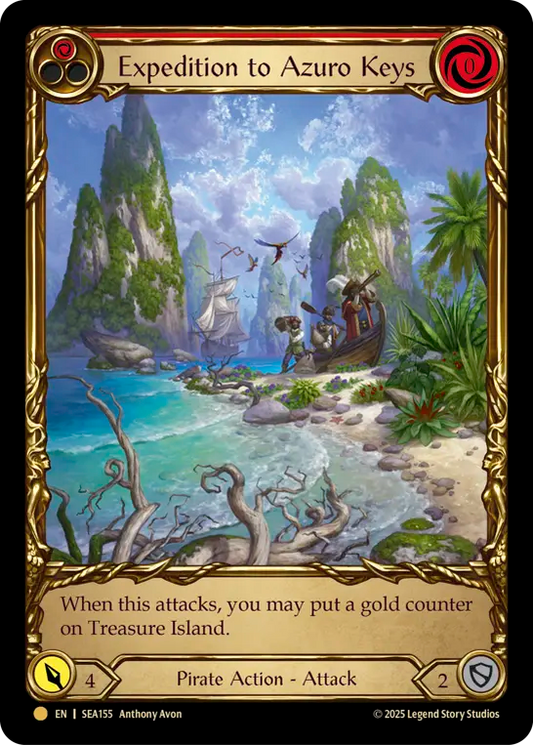 (155) Flesh & Blood TCG High Seas Single: Expedition to Azuro Keys (Cold Foil)  Common