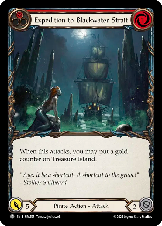 (156) Flesh & Blood TCG High Seas Single: Expedition to Blackwater Strait (Regular)  Common
