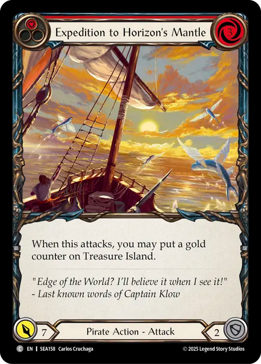 (158) Flesh & Blood TCG High Seas Single: Expedition to Horizon's Mantle (Rainbow Foil)  Common