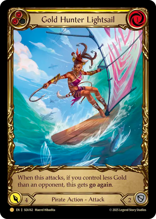 (162) Flesh & Blood TCG High Seas Single: Gold Hunter Lightsail (Cold Foil)  Common