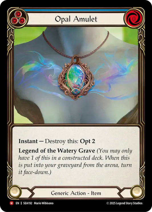 (192) Flesh & Blood TCG High Seas Single: Opal Amulet (Regular)  Majestic