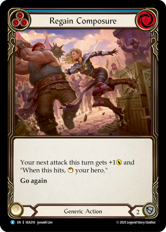 (210) Flesh & Blood TCG High Seas Single: Regain Composure (Regular)  Rare