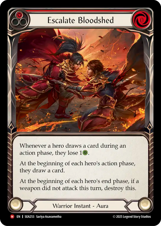 (253) Flesh & Blood TCG High Seas Single: Escalate Bloodshed (Regular)  Majestic