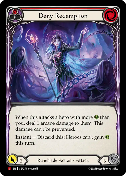 (254) Flesh & Blood TCG High Seas Single: Deny redemption (Regular)  Majestic
