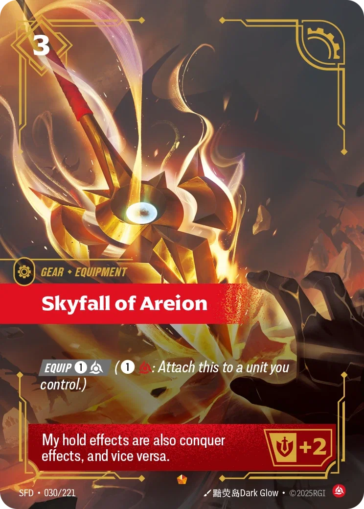 (030/221) Riftbound TCG Spiritforged Single: Skyfall of Areion Holo Epic