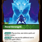 (034/221) Riftbound TCG Spiritforged Single: Feral Strength Holo Common