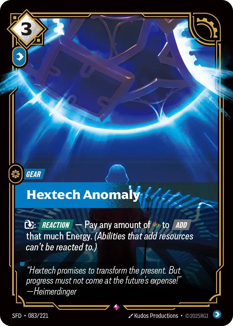 (083/221) Riftbound TCG Spiritforged Single: Hextech Anomaly Holo Rare