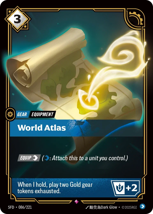 (086/221) Riftbound TCG Spiritforged Single: World Atlas Holo Rare