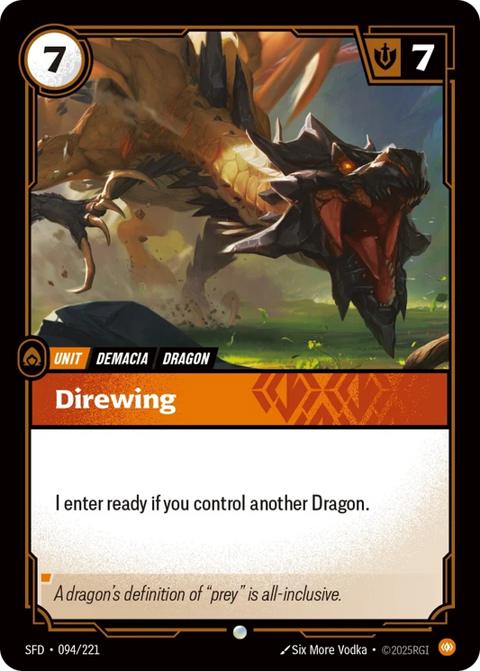 (094/221) Riftbound TCG Spiritforged Single: Direwing  Common