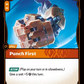 (097/221) Riftbound TCG Spiritforged Single: Punch First Holo Common