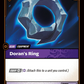 (124/221) Riftbound TCG Spiritforged Single: Doran's Ring Holo Common