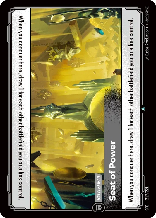 (217/221) Riftbound TCG Spiritforged Single: Seat of Power Holo Uncommon