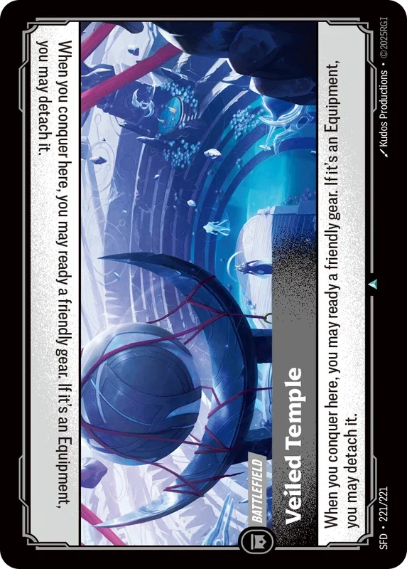 (221/221) Riftbound TCG Spiritforged Single: Veiled Temple Holo Uncommon