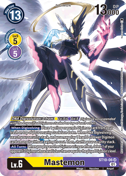 (ST10-06) Digimon TCG Digital Hazard Single: Mastemon (ST10-06)  Alternative Art