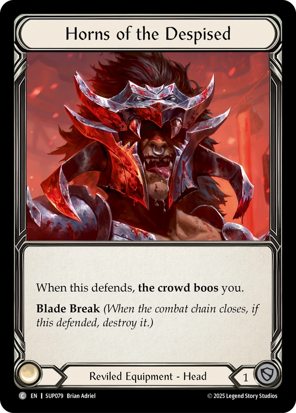 (079) Flesh & Blood TCG Super Slam Single: Horns of the Despised (Regular)  Common