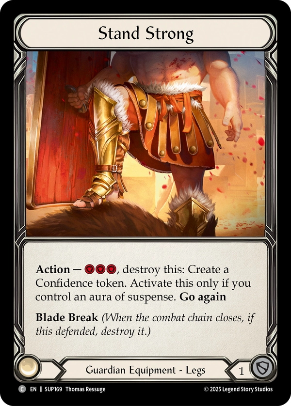 (169) Flesh & Blood TCG Super Slam Single: Stand Strong (Regular)  Common