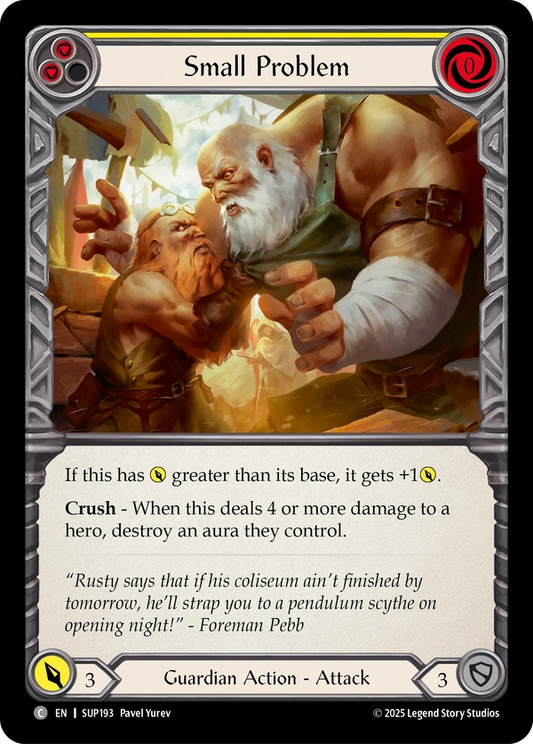 (193) Flesh & Blood TCG Super Slam Single: Small Problem (Regular)  Common