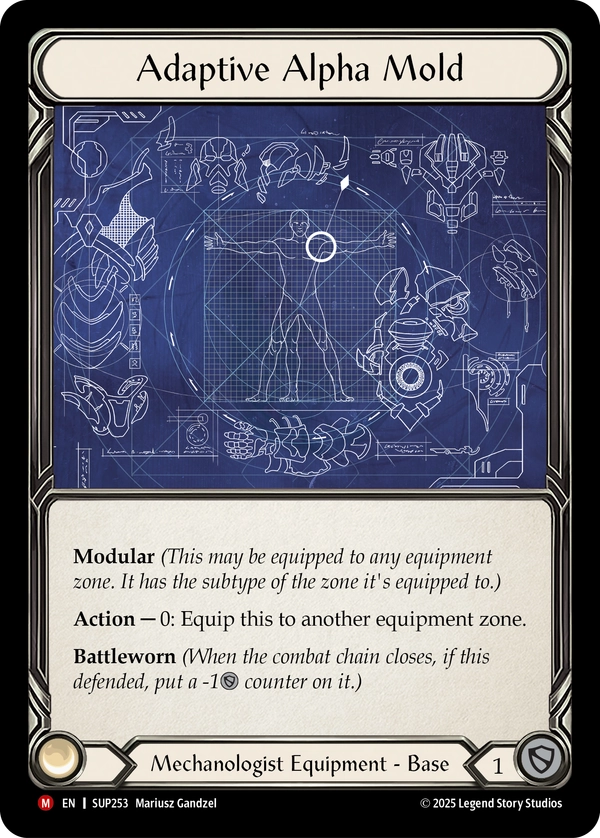 (253) Flesh & Blood TCG Super Slam Single: Adaptive Alpha Mold (Regular)  Majestic