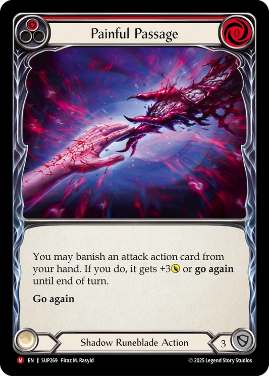 (269) Flesh & Blood TCG Super Slam Single: Painful Passage (Regular)  Majestic
